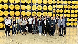 Participants of the Regional Seminar on the site visit at NES